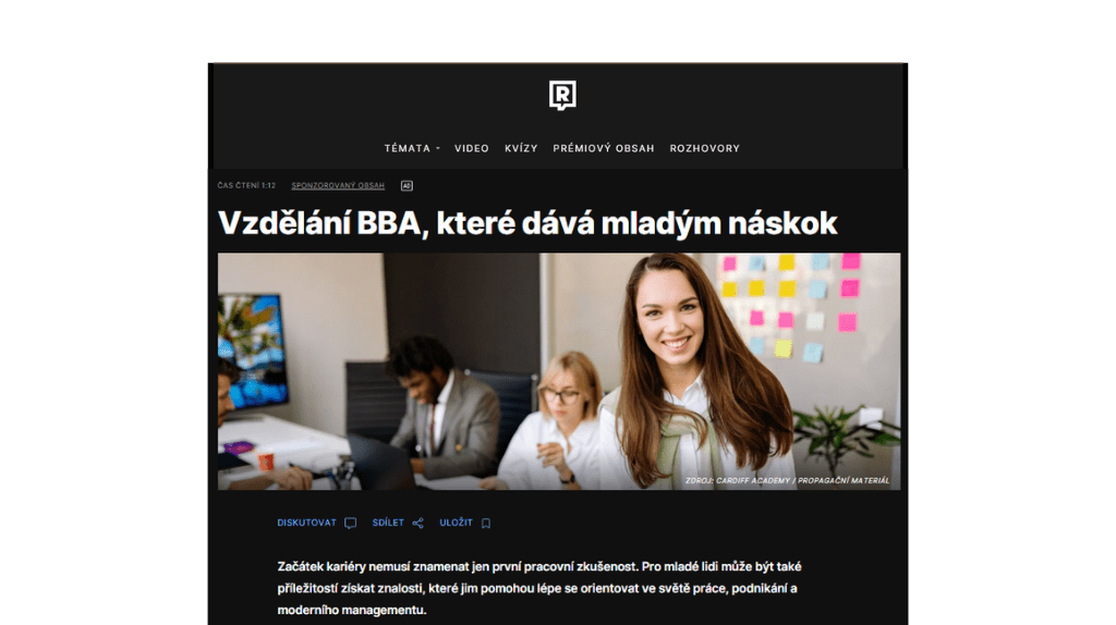 Vzdelani BBA ktere dava mladym naskok | Obchodovanie s nehnuteľnosťami a realitný trh